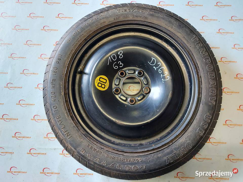 MONDEO MK4 S GALAXY MK3 koło dojazdowe 1258516 Koła dojazdowe Kielce