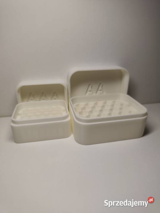 Zestaw organizerów na baterie AA AAA różne Elektronika Kutno