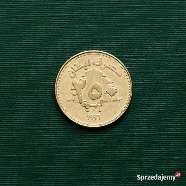 LIBAN 250 funtów liwrów 1996r Gliwice