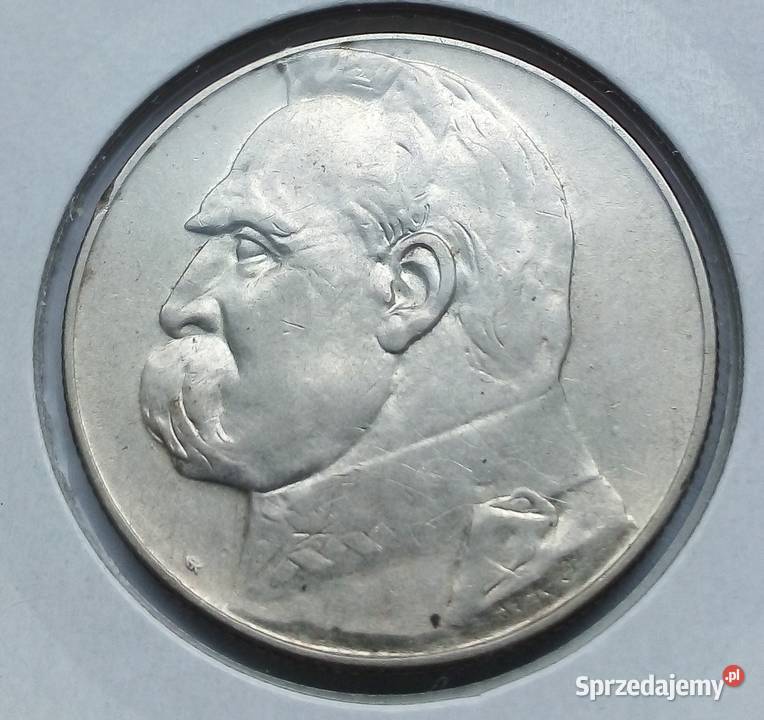 POLSKA5 1938 rSREBRO 750 J PIŁSUDSKI Legionowo