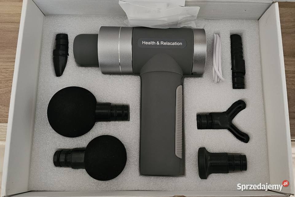 Pistolet do masażu masażer mięśni głębokich z 5 Brzesko sprzedam