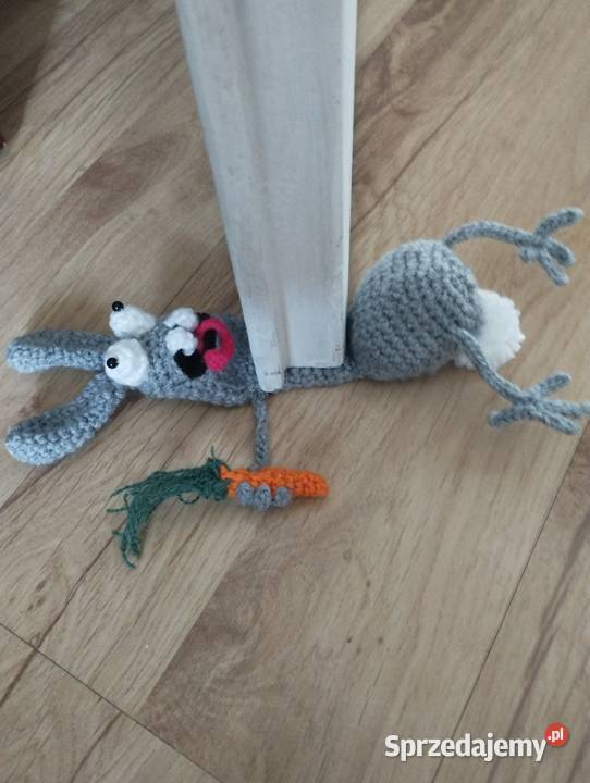 blokada do drzwi królik handmade Pozostałe