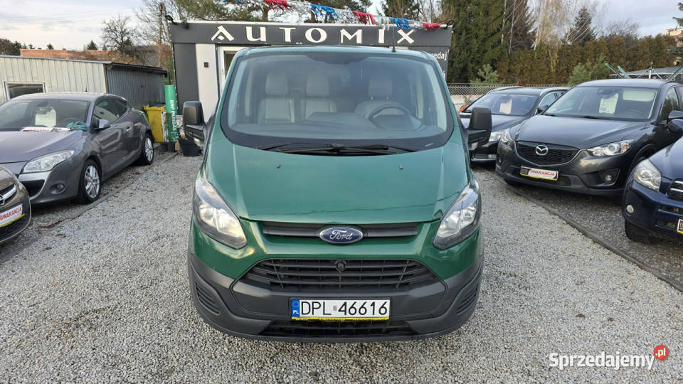Ford Transit Custom Brygadówka 6 os HAK Skóry zielony Świdnica