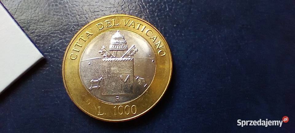 Stare monety 1000 lir 2000 Watykan Lesko sprzedam