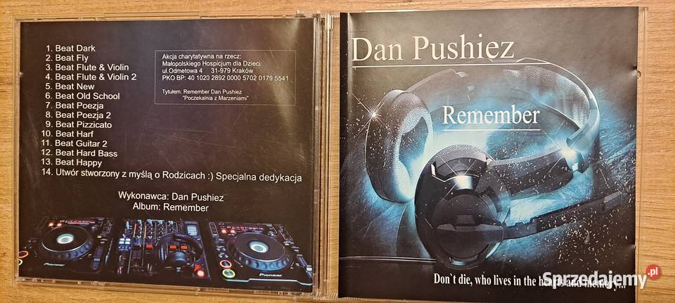 Dj Patryk Puchała DAN PUSHIER Remember Unikat CD Kraków