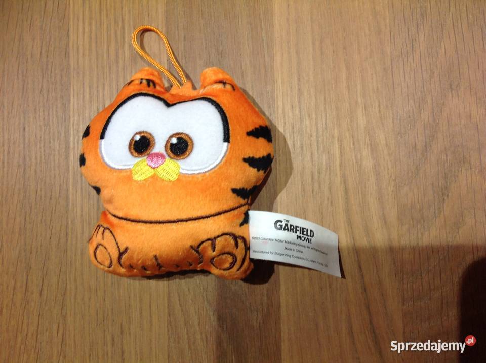 GARFIELD Brelok Pluszowy BURGER KING 2023 Nowa Sól
