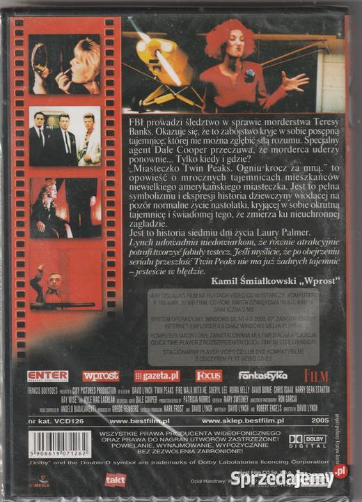 MIASTECZKO TWIN PEAKS OGNIU KROCZ MNĄ 1992 CD Pruszków