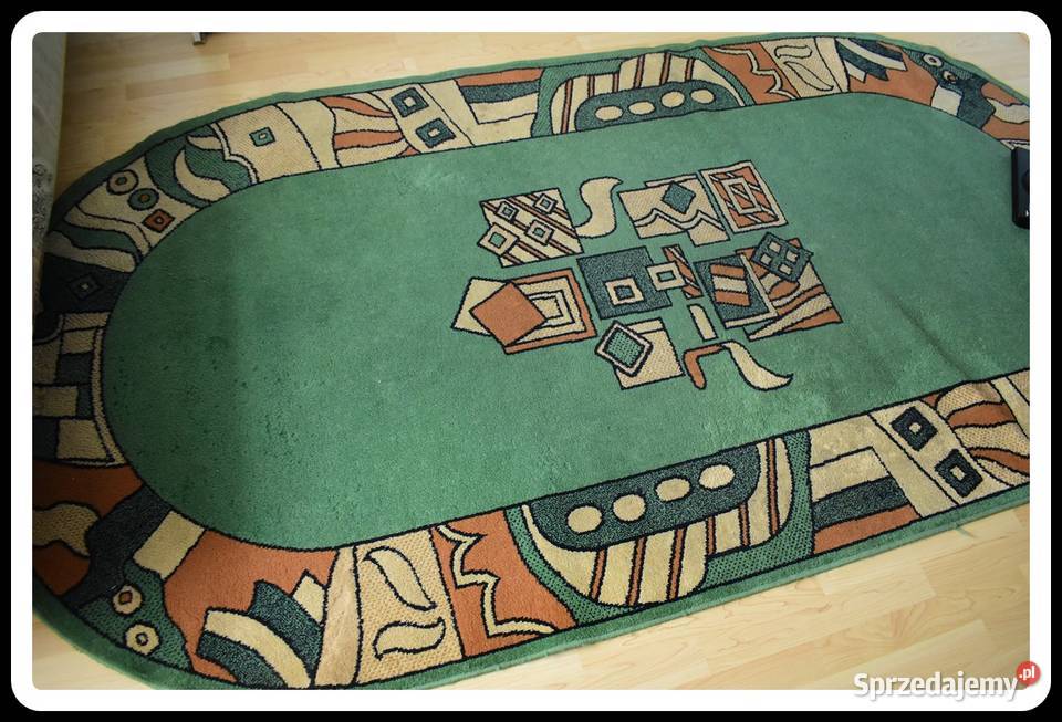 Dywan duży 150 x 300 używany odcienie zieleni 3m mazowieckie