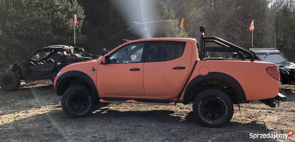 MITSUBISHI L 200 OFROAD 4X4 manualna mazowieckie Mława sprzedam
