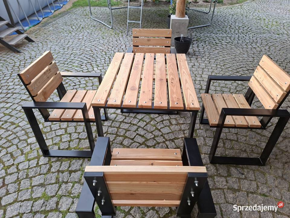 Krzesła i stolik ogrodowy Bielawa