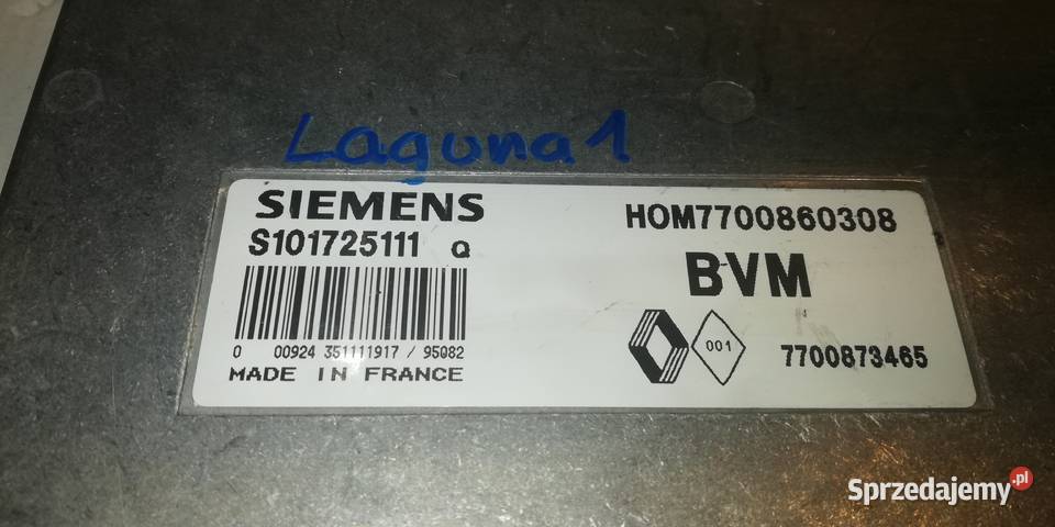 sterownik silnika 77008603087700873465 Renault Piotrków Trybunalski