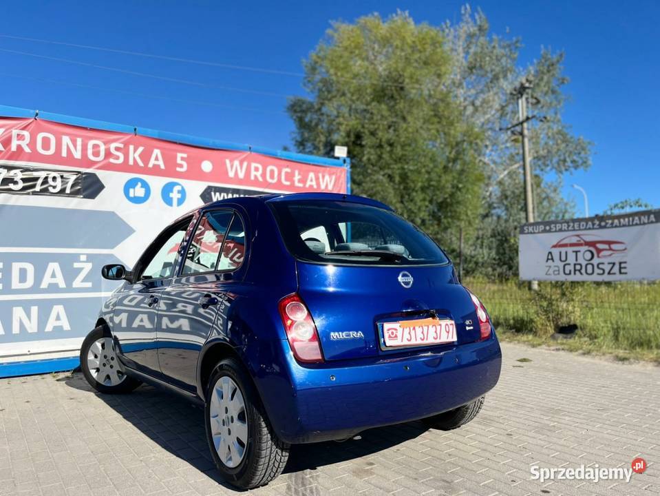 Nissan Micra 15 diesel 2004 Elektryka Długie dolnośląskie Wrocław