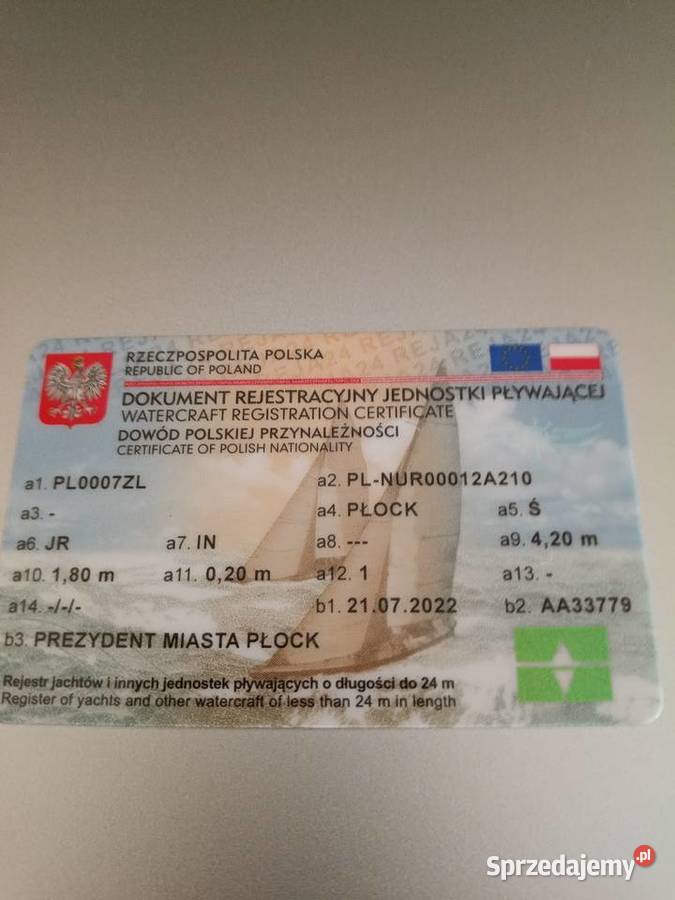 Sprzedam łódkę kabinową z przyczepką Płock