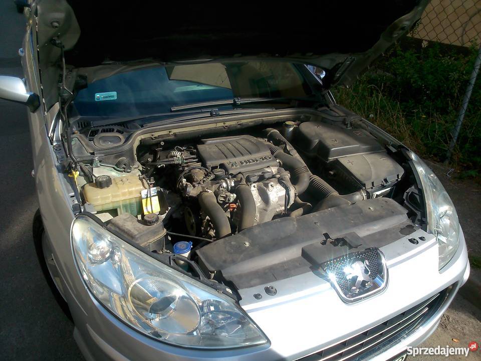 Peugeot 407 16 HDI podgrzew przednie fotele Świdnica