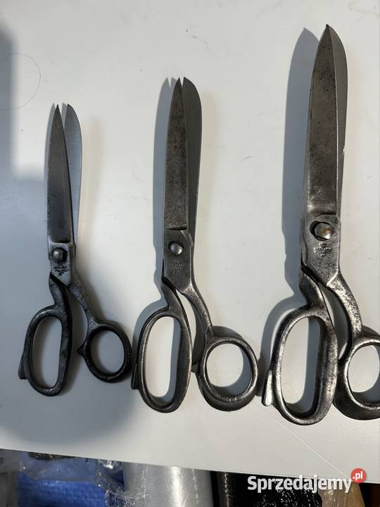 Nożyczki krawieckie Gerlach 3 sztuki mazowieckie Siedlce sprzedam