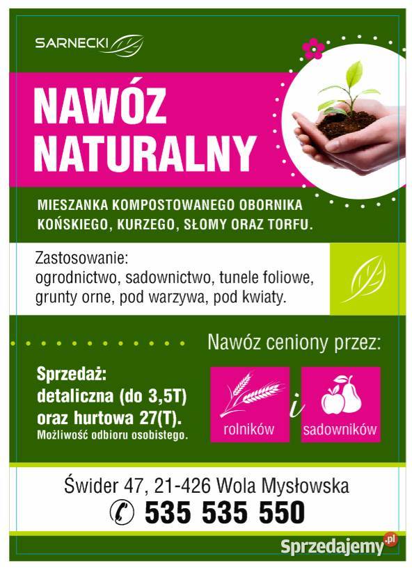 Podłoże popieczarkowe podkład nawóz naturalny mazowieckie Żelechów