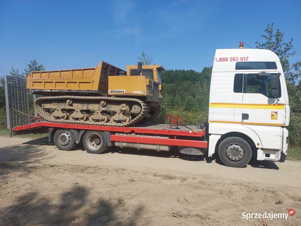 Laweta ŹWIERNIK Pomoc Drogowa Transport maszyn Usługi podkarpackie Zwiernik