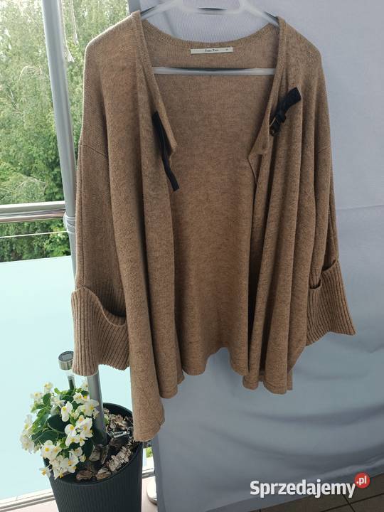 Beżowy sweter narzutka rozmiar 3848 Spódnice i sukienki Radzyń Podlaski