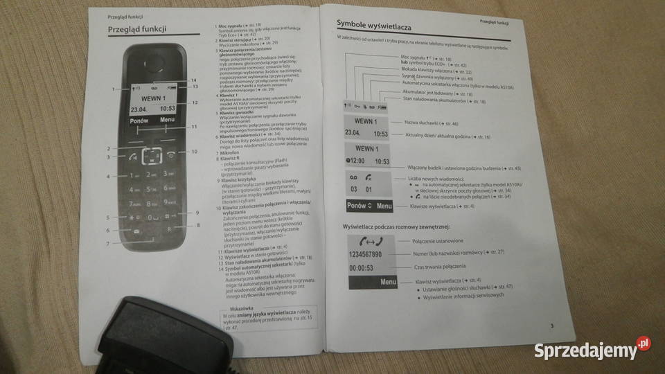 Gigaet A510 sprzedam telefon bezprzewodowy podlaskie Suwałki