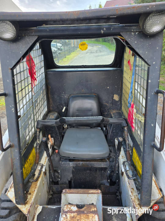 Miniładowarka Bobcat 643 łyżka i widły w dolnośląskie Owczary