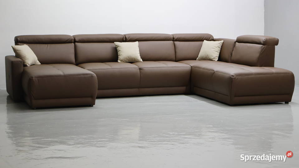 TTN Brązowe Wielkie U kanapa rogówka sofa do Poznań sprzedam
