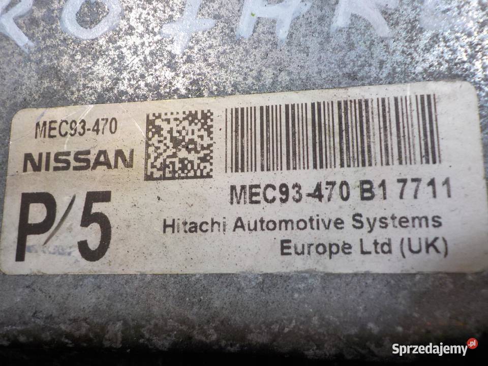 NISSAN QASHQAI I J10 07r 20 B 5D sterownik Suków