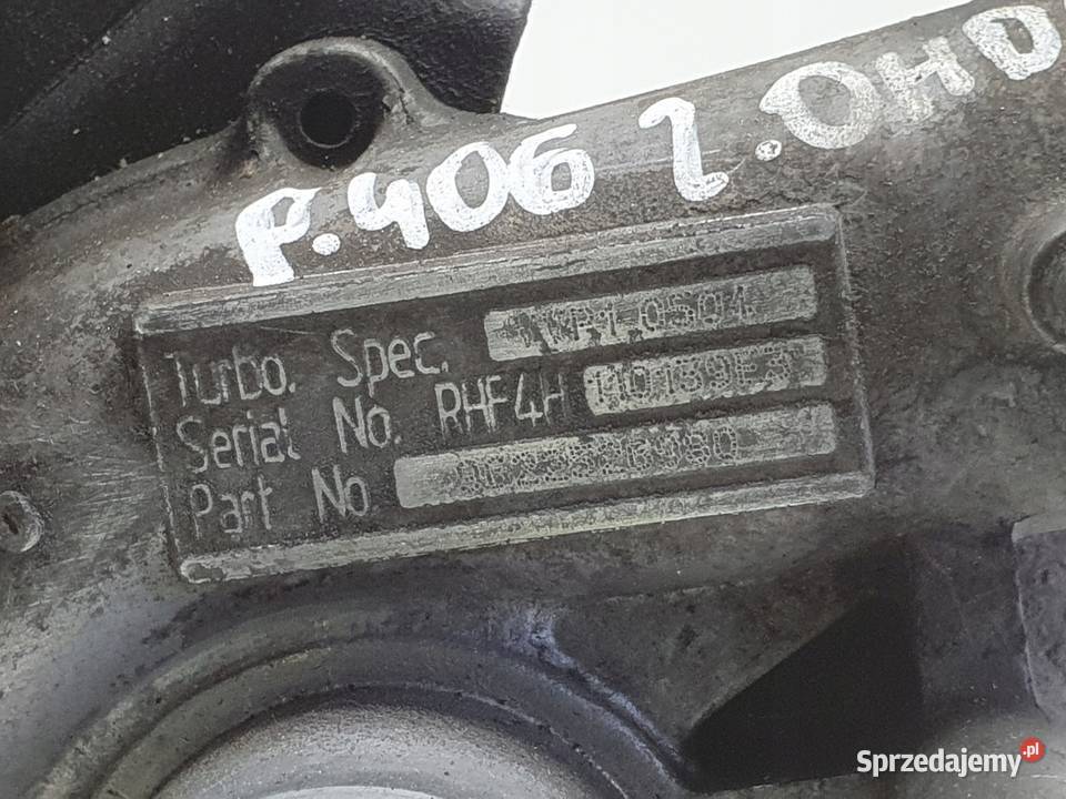 TURBOSPRĘŻARKA Peugeot 406 20 HDI turbo