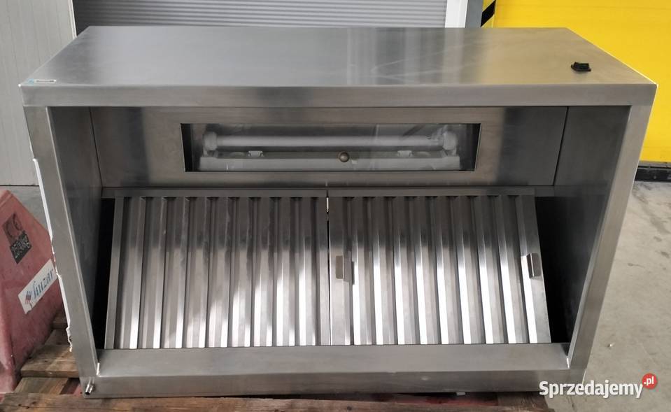 Okap skrzyniowy gastronomiczny 110x45x70 Biznes i Przemysł Słupia Kapitulna sprzedam