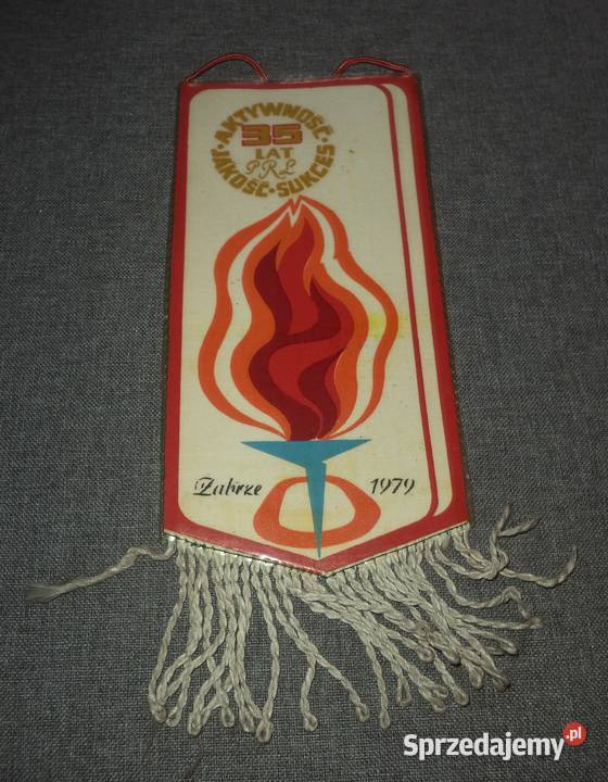 KWK Kopalnia Makoszowy Zabrze PZPR proporczyk