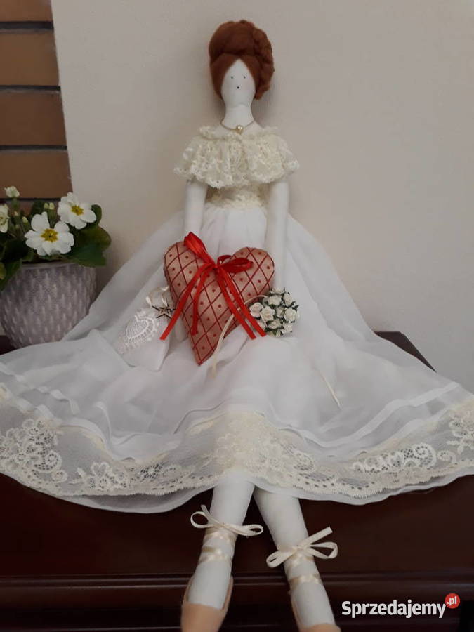 Lalka ręcznie wykonana niepowtarzalna Tilda Rękodzieło Przeźmierowo