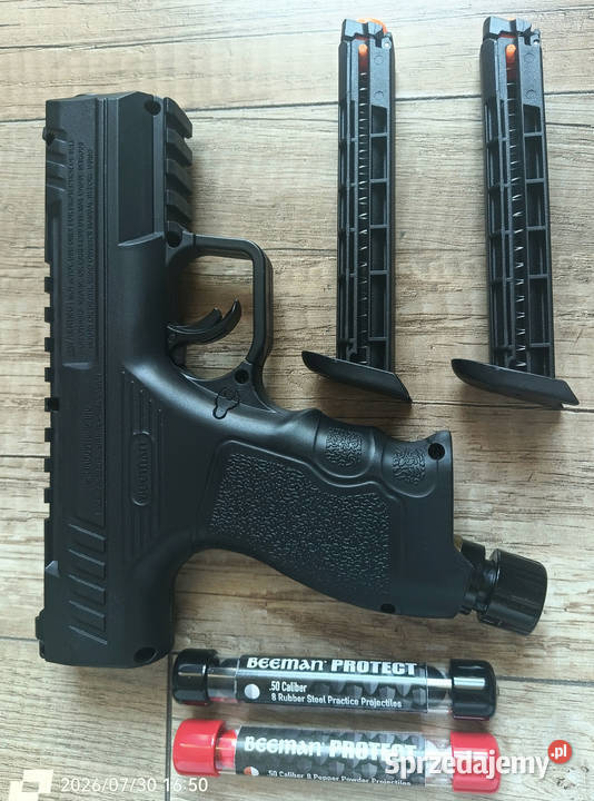 Pistolet na kule gumowepieprzowe BEEMAN Protect Poznań sprzedam