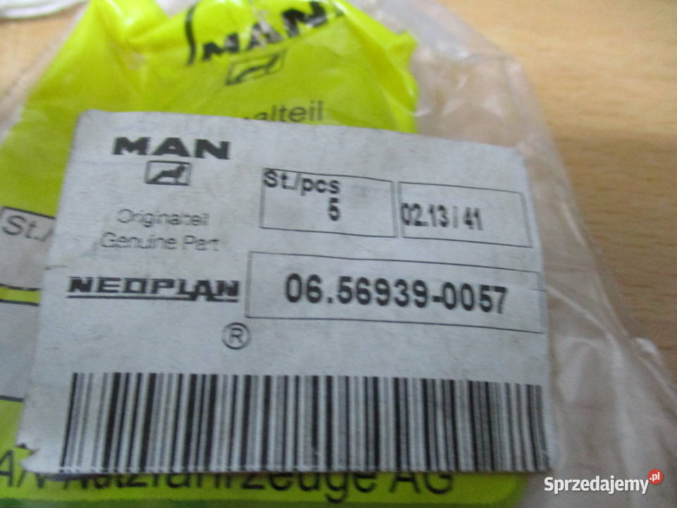 Pierścień uszczelniający Man 06569390057 Mogilno sprzedam