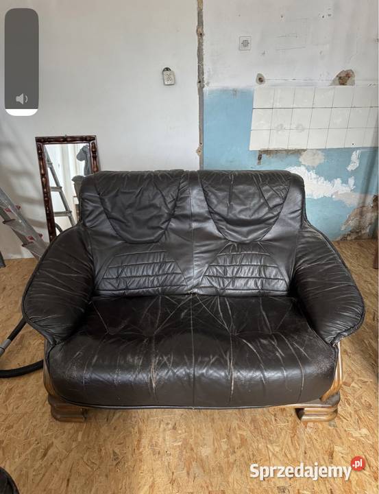 Zestaw kanap skórzanych 321 skóra naturalna łódzkie Brzeziny