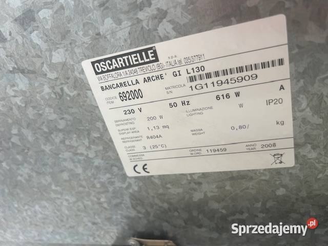 Wyspa chłodnicza przeszklona 128 x 107 Sklep Głogówko sprzedam