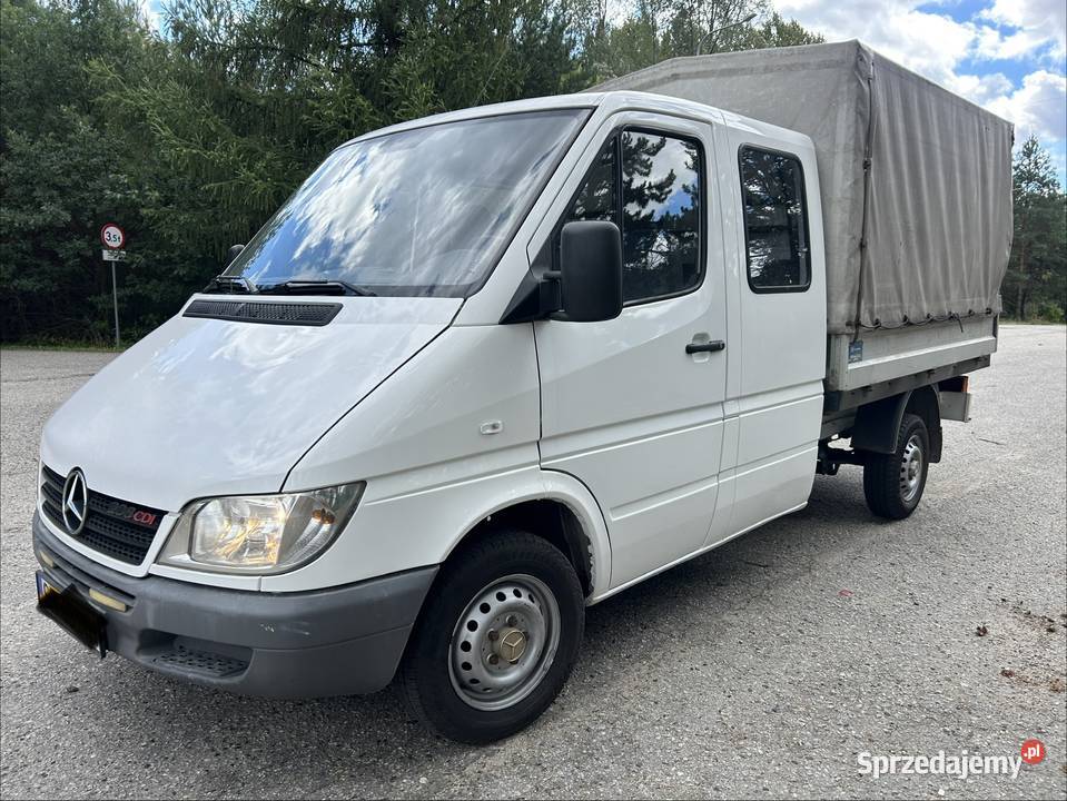 Mercedes sprinter doka brygadówka 6os 190000km Mercedes-Benz Katowice sprzedam