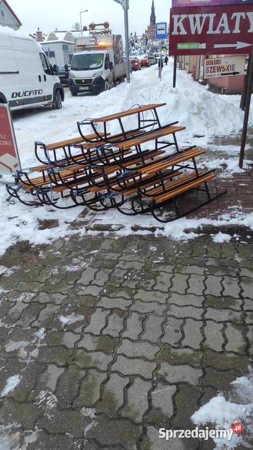 Sanki metalowe Nowe spawane nie chińskie sznurek Morąg