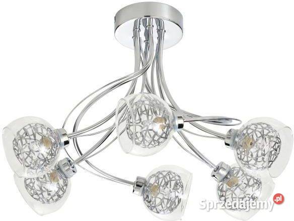 Colours Lampa Wisząca Carmenta 6 X 40 W G9 Chrom śląskie Zawiercie