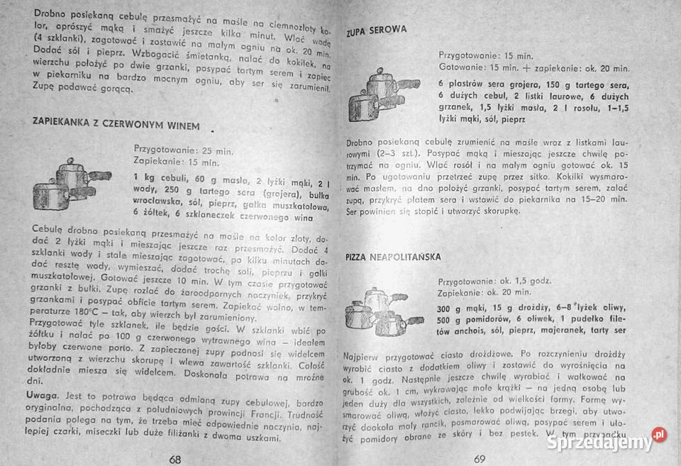 Zapiekanki suflety tarty Stanisław Włodek Książki i Podręczniki Chełm