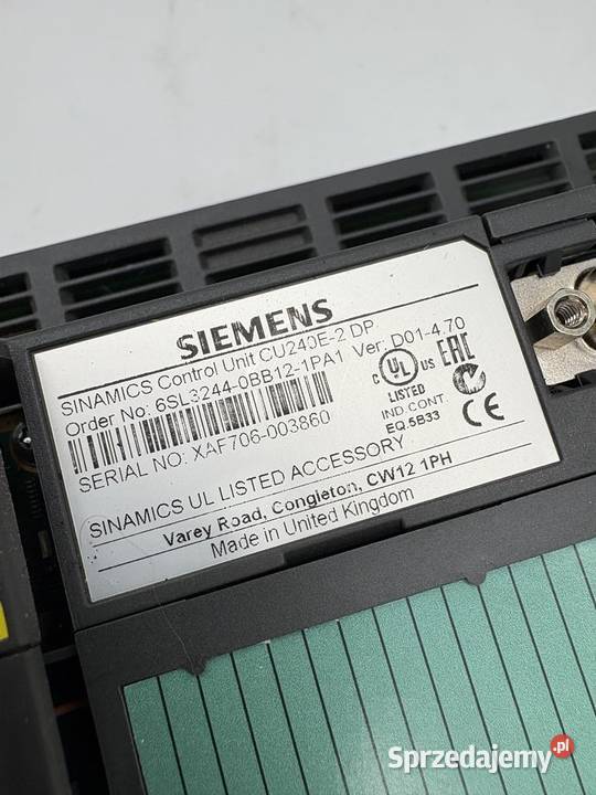 Siemens 6SL32101PE2140 6SL32440BB121PA1 Pozostałe Warszawa