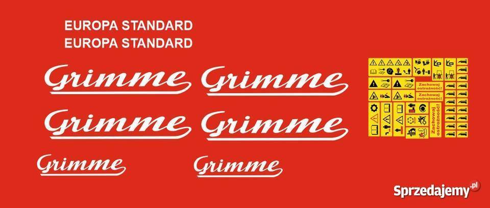 naklejki grimme europa standard Jeżewo