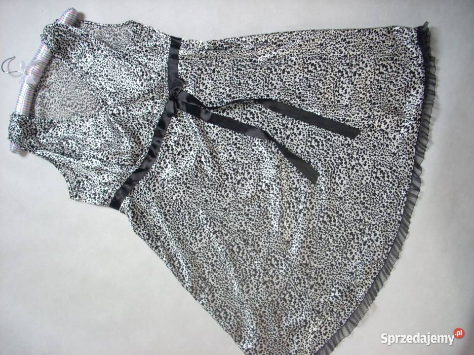 Sukienka satynowa urocza 44 46 sprzedam
