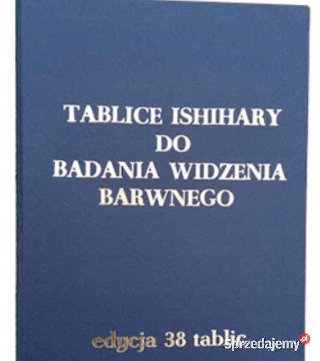Tablice Ishihary 38 tablic Test widzenie barwne dolnośląskie Szklarska Poręba