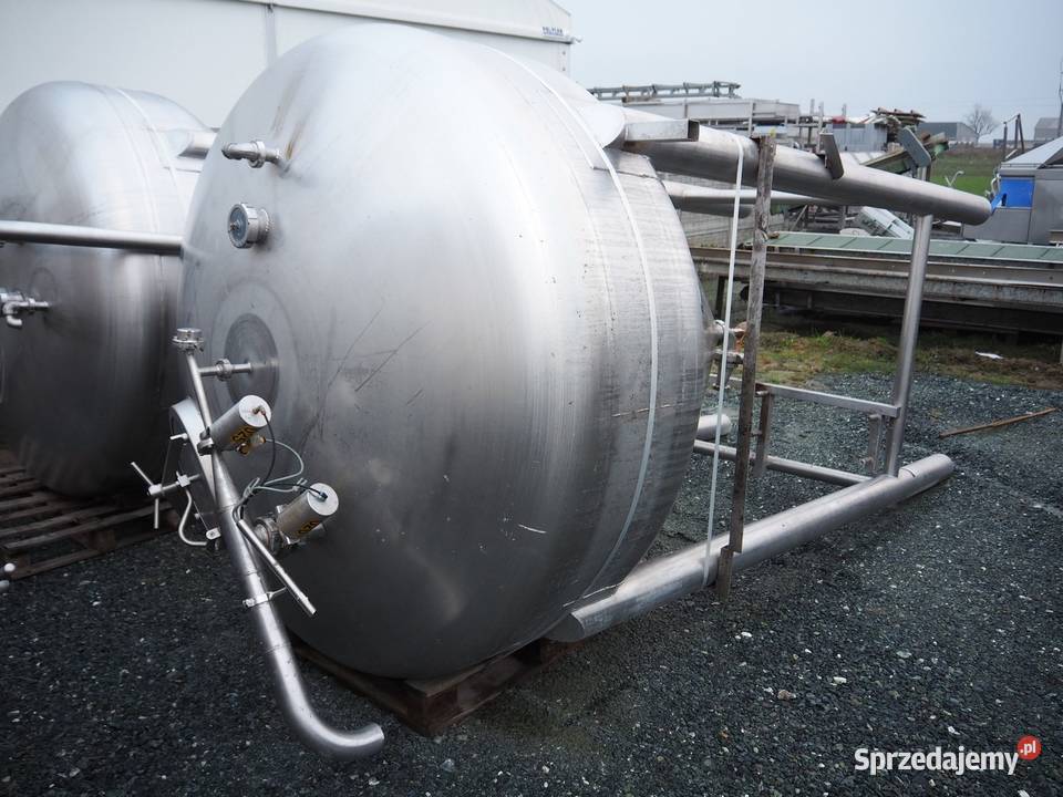 LEUSHUIS 3500L Pionowy zbiornik procesowy do Produkcja Krotoszyn sprzedam