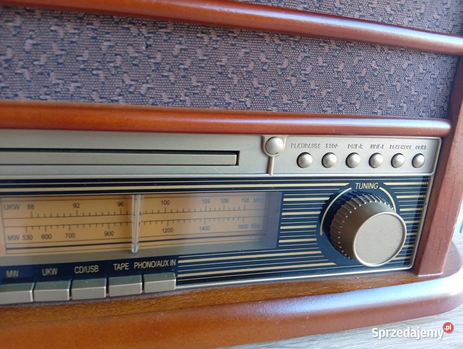retro centrum muzyczne gramofon wielofunkcyjny Byczyna