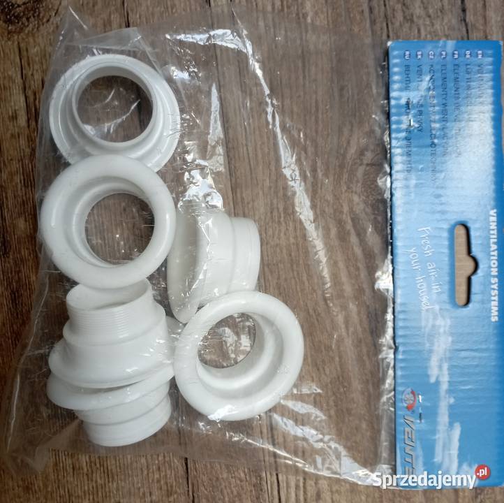 VENTS tuleja wentylacyjna drzwiowa biała 40mm 2