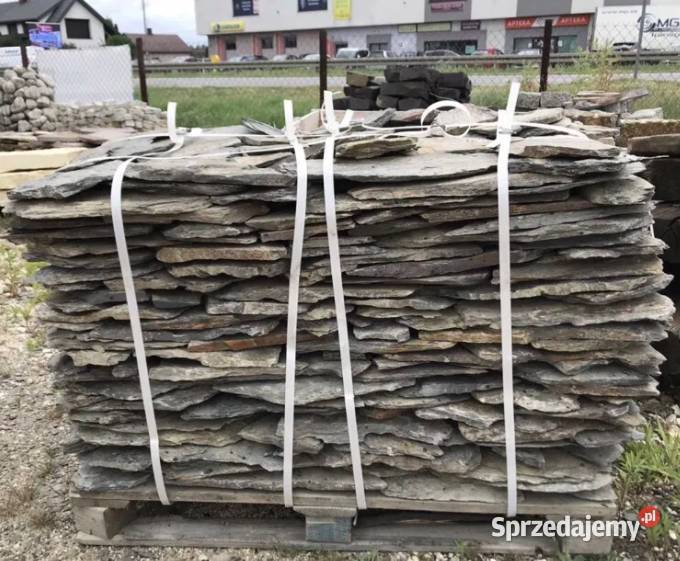 ŁUPEK SZAROGŁAZOWY Kamień na Elewację do Ogrodu mazowieckie Warszawa