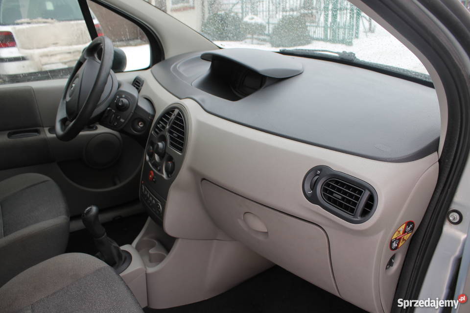 Renault Modus 14 16V BOGATE WYPOSAŻENIE manualna Modus wielkopolskie Konin