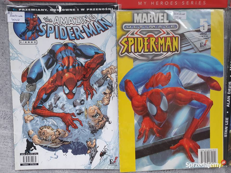 SpiderMan zestaw 6 komiksów Polskie Gdynia