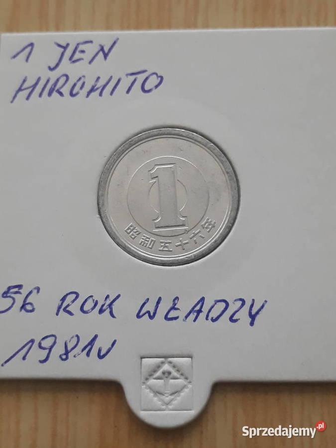 1 Jen Japonia Hirohito 1973 1978 i 1981 r Numizmatyka wielkopolskie Konin