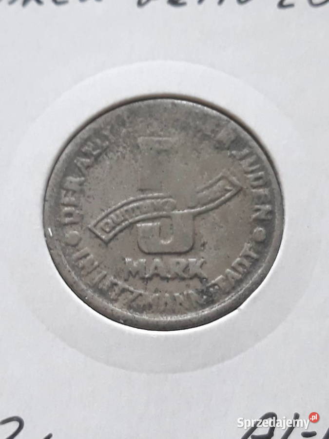 5 Marek Getto Łódź 1943 r Aluminium Magnez
